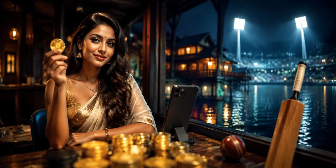 Indian user enjoying mobile cricket betting app in Kerala